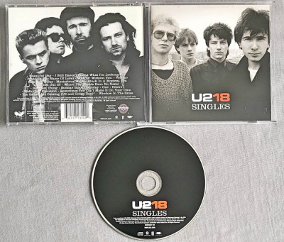 U2 - 18 Singles CD foto