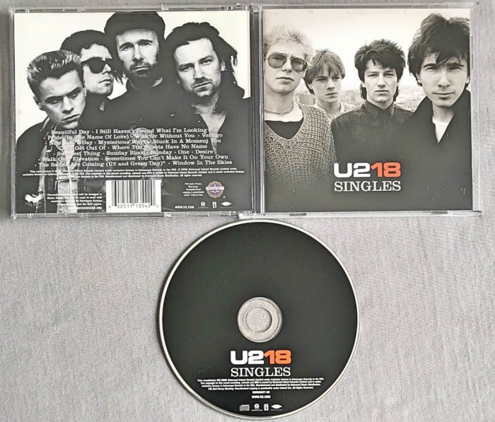 U2 - 18 Singles CD