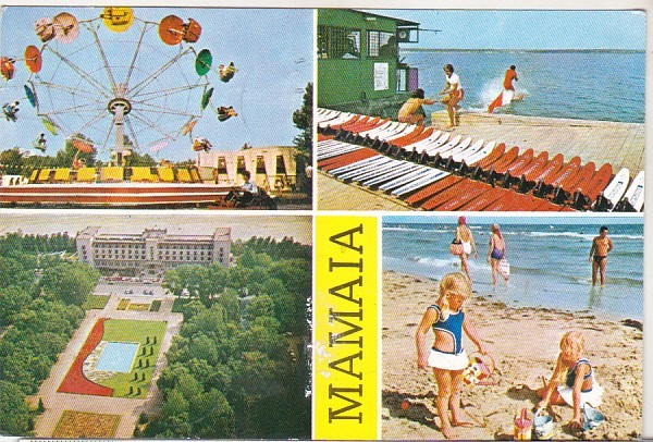 bnk cp Mamaia - Imagini din statiune - circulata
