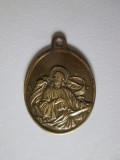 Medalion/pandantiv italian bronz cu biserica San Giovanni din Torino anii 30, Europa