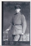 Bnk foto - Germania - Soldat WW 1 - reproducere, Alb-Negru, Europa, Militar