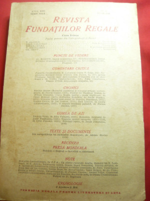 Revista Fundatiilor Regale 1iunie1948, cu: T.Arghezi ,N.Steinhardt,M.Gheorghiu foto