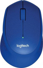 Mouse Logitech Logitech? M330 Silent Plus, IN-HOUSE/EMS 910-004910, NO LANG, EMEA, RETAIL, 2.4GHZ, M-R005, albastru foto