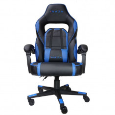 Scaun gaming Inaza Avenger Negru / Albastru foto