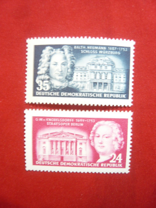 Serie -200 Ani- Personalitati germane 1953 DDR ,2 val.