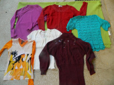Lot de 13 produse dama, S. PRET MODEST! 5 bluze, 4 fuste, 3 tricouri, 1 palton foto