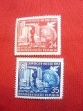 Serie- Targul de la Leipzig 1952 DDR ,2 val., Nestampilat