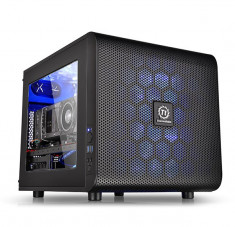 Carcasa Thermaltake Core V21, mATX/Mini-ITX, neagra, fara sursa foto