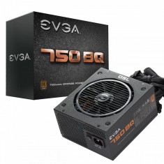 Sursa EVGA BQ Series, 750W, 80+ Bronze, ventilator 140 mm, semi modulara foto