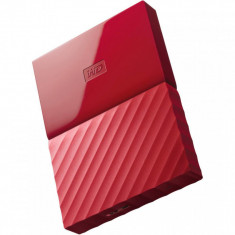 Hard disk extern Western Digital My Passport Slim 2TB 2.5&amp;quot; USB 3.0 Red foto