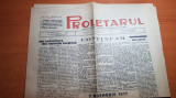 Ziarul proletarul 11 noiembrie 1928-anul 1,nr. 5-ziar al partidului socialist
