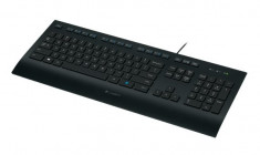 Tastatura Logitech K280e cu fir, USB, neagra foto