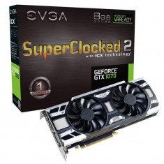 Placa video EVGA 08G-P4-6573-KR, GF GTX 1070, SC2, GAMING, 8GB, GDDR5 foto