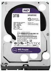 Hard disk Western Digital New Purple 3TB SATA-III IntelliPower 64MB WD30PURZ foto