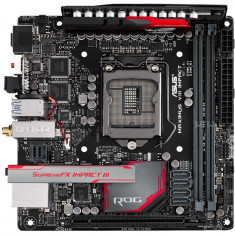 Placa de baza Asus MAXIMUS VIII IMPACT, Z170, DualDDR4-2133, SATA3, HDMI, USB 3.1, mITX foto