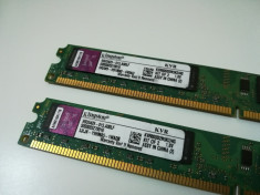 Kit memorii Pc 4GB(2 x 2Gb) DDR2 800 Kingston Dual Channel foto