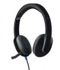 Casti Logitech H540 Headset cu microfon, negre foto