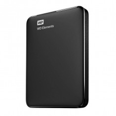 Hard disk extern Western Digital External HDD WD Elements Portable WDBUZG0010BBK-WESN, 2.5 inci, 1TB, USB3, negru foto