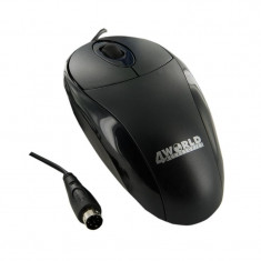 Mouse 4World Mouse optic 4World, PS2, BASIC2, 1200dpi, negru foto