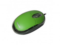 Mouse Vakoss , Msonic MX264E, optic, USB, 1200 dpi, verde foto