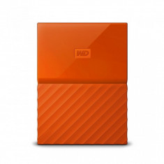 Hard disk extern Western Digital My Passport Slim 2TB 2.5&amp;quot; USB 3.0 Orange foto