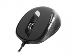 Mouse Natec Optical mouse PIGEON USB, Black foto