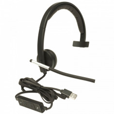 Casti Logitech H650e, headset, cu microfon, mono foto