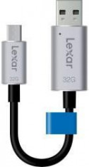 Memorie USB Lexar LJDC20M-32GBBEU, USB 3.0, 32GB, Lexar JD C20m dual foto