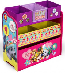 Organizator jucarii cu cadru din lemn Paw Patrol Girl foto