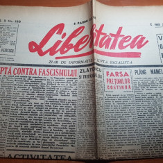 ziarul libertatea 23 februarie 1945- art." lupta contra fascismului "