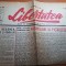 ziarul libertatea 5 ianuarie 1945-caricatura hitler,art, despre hitler
