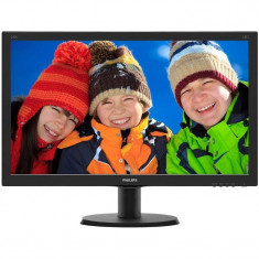 Monitor LED Philips V-line 240V5QDAB/00 23.8 inch 5ms Black foto