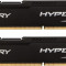 Memorie Kingston HyperX Fury Black HX318C10FBK2/16, 16GB DDR3 1866MHz, Dual Channel