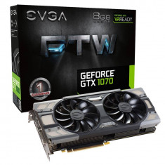 Placa video EVGA EVGA GeForce GTX 1070 FTW GAMING ACX 3.0, 8GB GDDR5 (256 Bit), HDMI, DVI, 3xDP foto