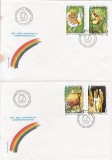 ROMANIA 1995 LP 1381 ANUL EUROPEAN AL CONSERVARII NATURII SERIE FDC