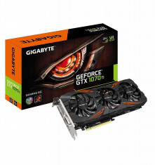 Placa video Gigabyte GeForce GTX 1070 Ti Gaming 8GB GDDR 256-bit foto