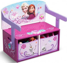 Mobilier 2 in 1 pentru depozitare jucarii Disney Frozen foto