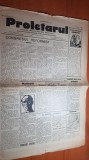 Ziarul proletarul 1-14 iunie 1930-articol si caricatura despre mussolini