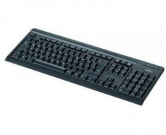 Tastatura Fujitsu KB410, USB, layout USA, neagra foto