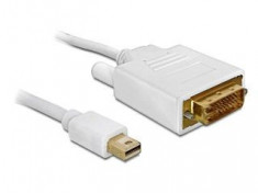 Delock Cable mini Displayport &amp;gt; DVI 24pin male 1m foto