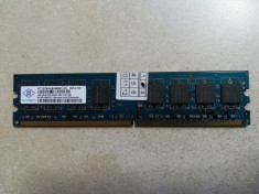 Memorie RAM PC 1Gb DDR2 667Mhz Nanya PC2-5300 foto