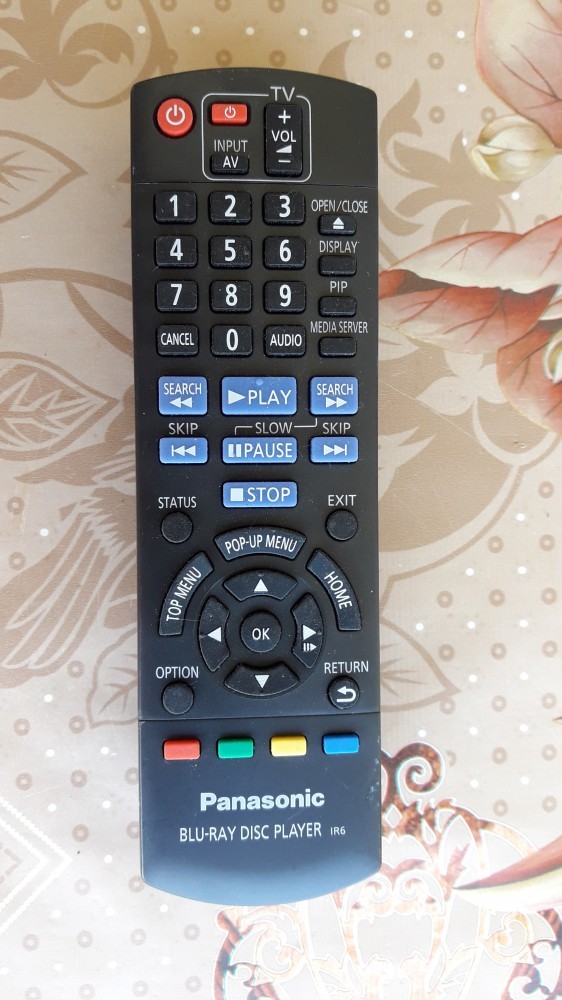 PANASONIC BLU RAY DISC PLAYER IR6 MODEL N2QAYB000577