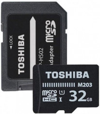 Card memorie Toshiba M203 Micro SDHC 32GB Class 10 UHS-I + Adapter foto