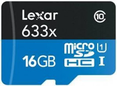 Card memorie Lexar Card memorie Micro-SD LSDMI16GBBEU633A, 16GB, Lexar 633x foto