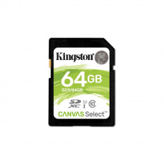 Card memorie Kingston Canvas Select SDXC 64GB Clasa 10 UHS-I (U1) foto