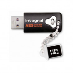 Memorie USB Integral Crypto Total Lock 4GB USB 2.0 140-2 certificat foto