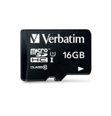 Card memorie Verbatim micro SDHC, 16GB, clasa 10 foto