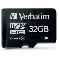 Card memorie Verbatim Micro SDHC 32GB Clasa 10 foto
