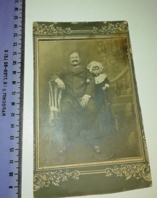 FOTOGRAFIE VECHE CARTON - foto