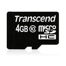 Card memorie Transcend micro SDHC, 4 GB, clasa 10 foto